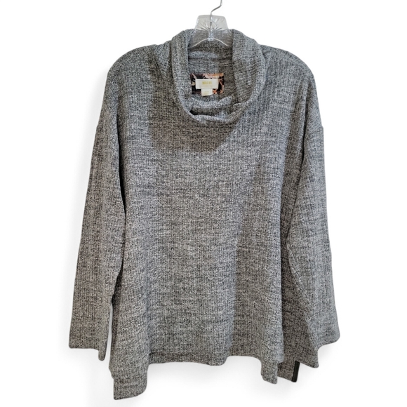 Maeve By Anthropologie Lightweight Cowl Neck Large Gray Sweater Long Sleeve‎ - Picture 1 of 8